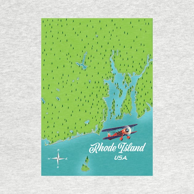 rhode island USA map by nickemporium1